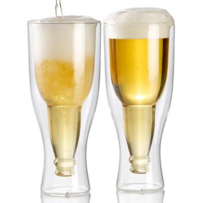 Pack de 2 verres &agrave; bi&egrave;re &agrave; double paroi - 20 cl