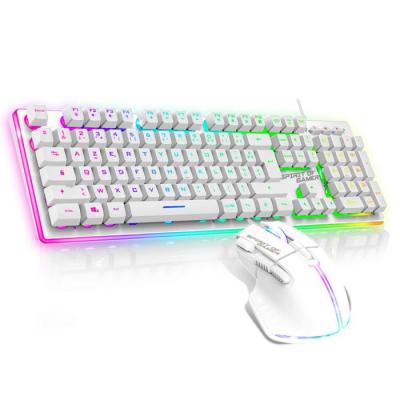 Pack Ultimate 600 Artic, Clavier + Souris Gamer RGB, 105 touches, 6400 DPI