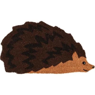 Paillasson animal en fibres de coco revers antid&eacute;rapant H&eacute;risson