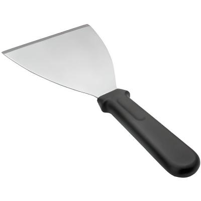 Spatule plancha inox 10x11,5 cm - Lacor - Noir - Inox