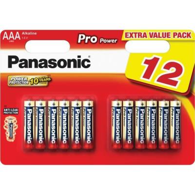 PANASONIC - Pile alcaline Pro Power LR03x12 