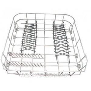 Panier inferieur gris clair pour lave-vaisselle arthur martin electrolux faure