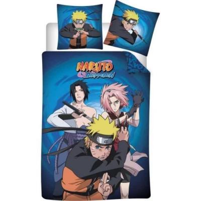 AyMax NARUTO SHIPPUDEN - Parure de lit 140x200cm - '100% microfibre'-