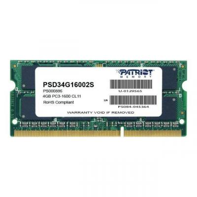 Patriot Signature Line - DDR3 - 4 Go - SO DIMM 204 broches