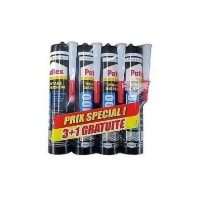 Colle fixation pl100 pattex - high tank - blanc - lot 3+1 - 798270