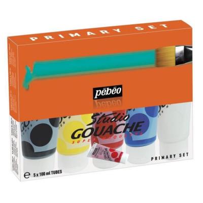Coffret gouache - Studio Gouache - 5 tubes 100ml