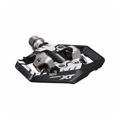 SHIMANO XT M8120 SPD Paia Pedali Unisex Adulto, Nero, Taglia Unica
