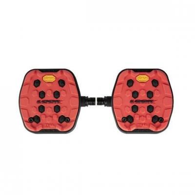 Trail grip r p&eacute;dales v&eacute;lo tout chemin &agrave; grip vibram - rouges