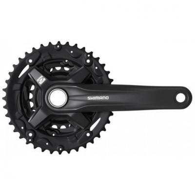 Shimano Altus Mt210 With Chain Guard Crankset Noir 170 mm / 40/30/22t