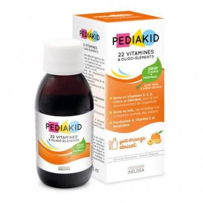 PEDIAKID 22 Vitamines et Oligo-&eacute;l&eacute;ments - D&egrave;s 6 mois - 125 ml 250 ml