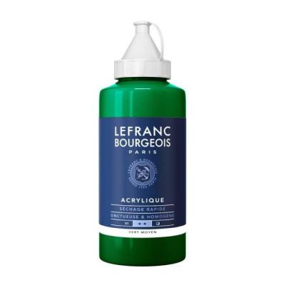 Peinture Acrylique en bidon - vert moyen - Lefranc & Bourgeois