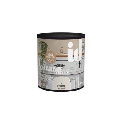 Peinture meubles et boiseries CHARME 500ML ECUME - ID Paris 0,5 Ecume