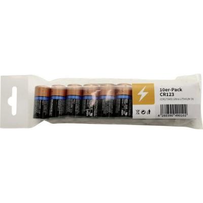 Pile photo CR-123A lithium Duracell Ultra DL123A 3 V 10 pc(s)