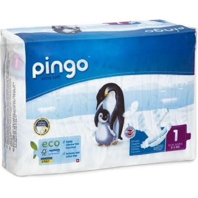 PINGO Couches &Eacute;cologiques Ultra Soft T1 / 2-5 kg / 27 couches