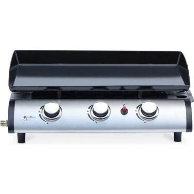 Plancha au gaz 3 feux porthos 3 br&ucirc;leurs 75 kw
