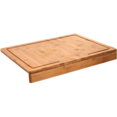 Planche &agrave; d&eacute;couper rebord en bambou - 45 x 35 x 5 - Marron