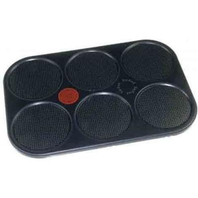 Plaque dessus 6 crepes raclette, gril, wok ts-01026900 tefal