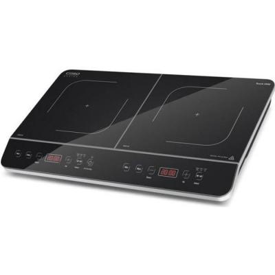 Double plaque de cuisson &agrave; induction ""Touch 3500"" vitroc&eacute;ramique 3500 Watt