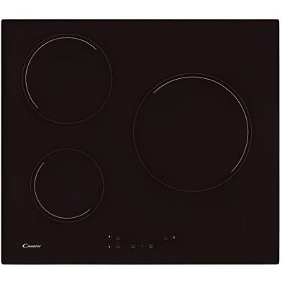 Plaques vitro-c&eacute;ramiques candy ch63cc 60 cm (3 zonas de cocci&Atilde;&sup3;n) noir 