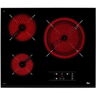 Plaque vitroceramique TZ 6315, 3 foyers, 5400 w, Touch control