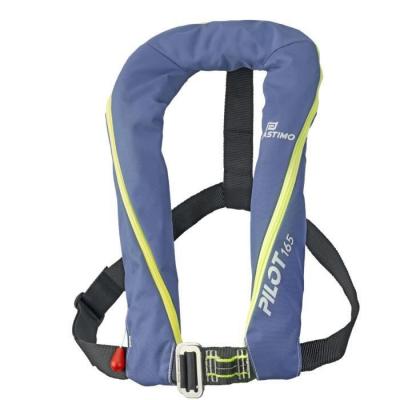 PLASTIMO Gilet de sauvetage Pilot 165 Manuel avec harnais - Bleu