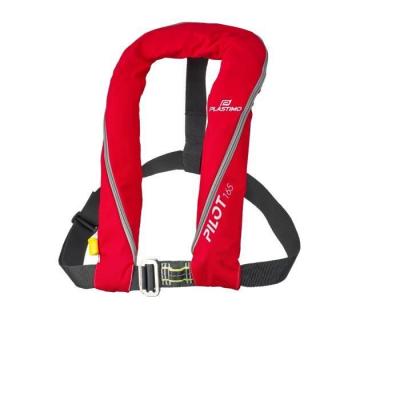 PLASTIMO Gilet de sauvetage Pilot 165 Manuel avec harnais - Rouge