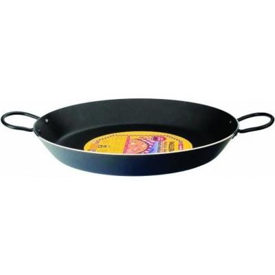 Ibili 380050 plat &agrave; paella nero 50 cm aluminium (14 personnes)