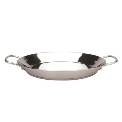 IBILI - Po&ecirc;le &agrave; paella Premier, 34&nbsp;cm, Acier inoxydable, 6&nbsp;portions, Compatible avec l&rsquo;induction
