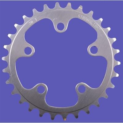 Plateau v&eacute;lo - fixation 74 mm - 26 dents - couleur argent