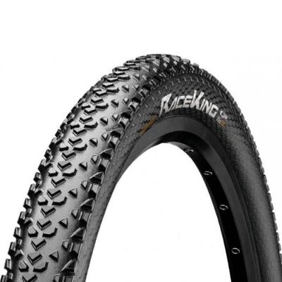 Pneu VTT 26"" Continental Race King - tringle large, Noir/R&eacute;fl&eacute;chissant