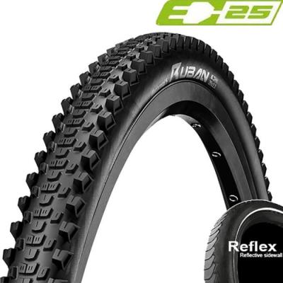 Pneu v&eacute;lo Continental Ruban flanc r&eacute;fl&eacute;chissant 27.5x2.60 TR noir