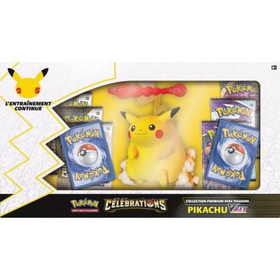 Collection C&eacute;l&eacute;brations Pok&eacute;mon 25 Ans : Coffret Premium Fig. Pikachu Vmax