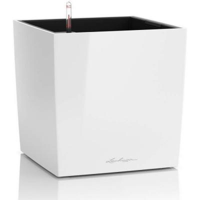 Cube Premium 50 - Kit Complet, blanc brillant 50 cm - Lechuza