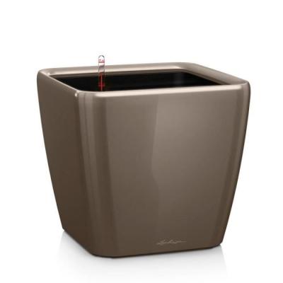 Lechuza Premium 21 Ls Quadro Pot Avec Syst&egrave;me D'Arrosage Taupe