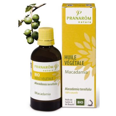PRANAROM Huile v&eacute;g&eacute;tale - Huile de Macadamia 50ml bio