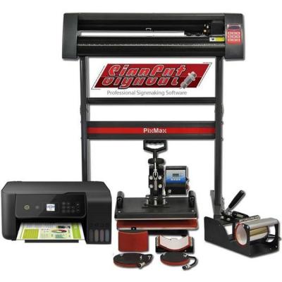 PixMax Presses &agrave; Chaud 5 en 1, Plotter de D&eacute;coupe Vinyle et Imprimante