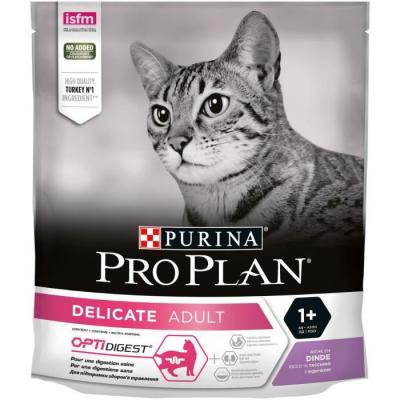 Croquettes chat D&eacute;licate Adult - Optidigest - riche en Dinde - 400g