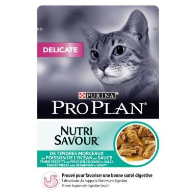 Pro Plan Delicate 6 x 85 g - Delicate poisson de l'oc&eacute;an