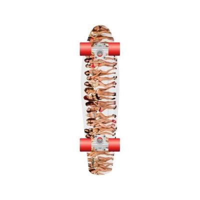 Planche de skate r&eacute;tro Plastic Pattern Prohibition 22.5"""" Multicolore