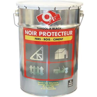 Vernis noir protecteur targol xblack - Contenant (en l): 5