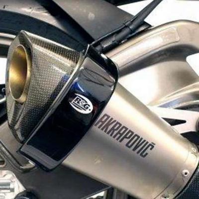 Rg Racing Akrapovic Hexagonal Suzuki Ep0008bk Exhaust Protector Noir