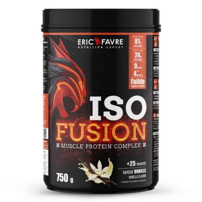 Prot&eacute;ine multi-sources Eric Favre - Iso Fusion - Vanille 750g