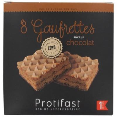 Protifast En-Cas Hyperprot&eacute;in&eacute; Gaufrettes Chocolat 8 unit&eacute;s