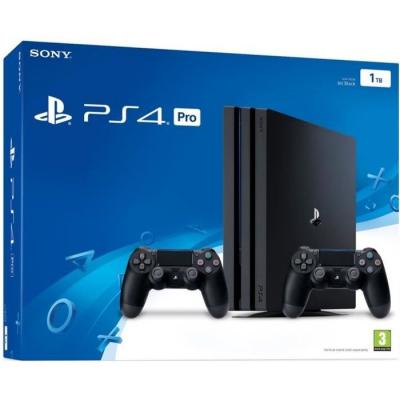 Sony PlayStation 4 Pro - Console de jeux - 4K - HDR - 1 To HDD - noir de jais