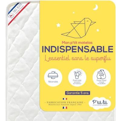 Matelas b&eacute;b&eacute; sans substances nocives L'INDISPENSABLE 70x140