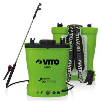 Pulv&eacute;risateur &agrave; batterie Lithium VITO 12V/6AH 16L 6 bars Autonomie 4h Poids l&eacute;ger Chargeur inclus
