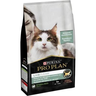 PRO PLAN LiveClear Sterilised Adult saumon - lot % : 2 x 1,4 kg