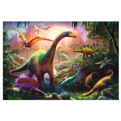 Trefl - 16277 - Puzzle - Dinosaur Pays - 100 Pi&egrave;ces