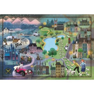 101 DALMATIONS - DISNEY STORY MAPS (1000 STUKJES) 
