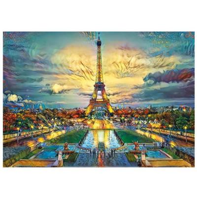 Puzzle 500p - Tour Eiffel et Champs de Mars